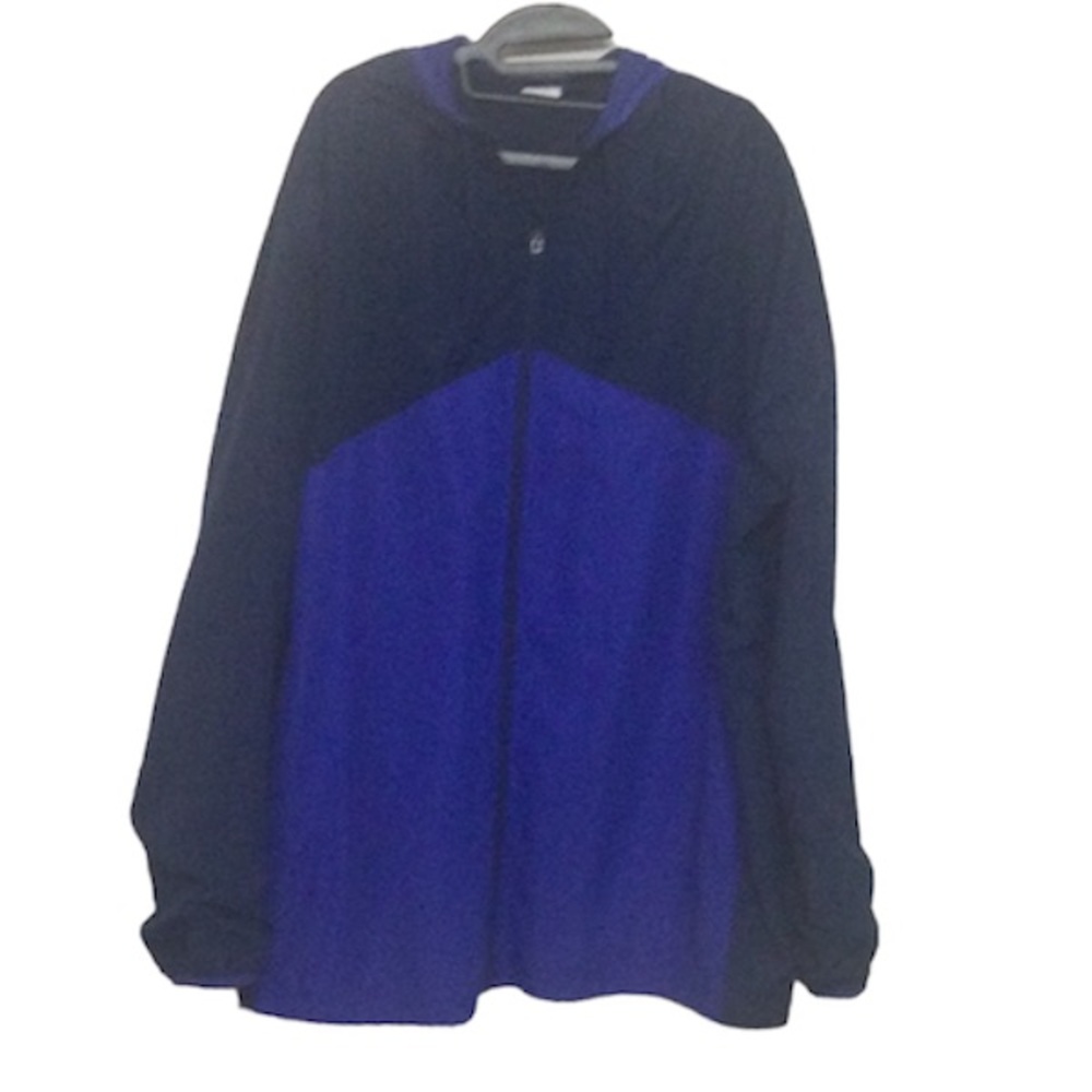 🌞 Starter Windbreaker Hoodie Zipper Jacket Blue net interior lining men size 3XL